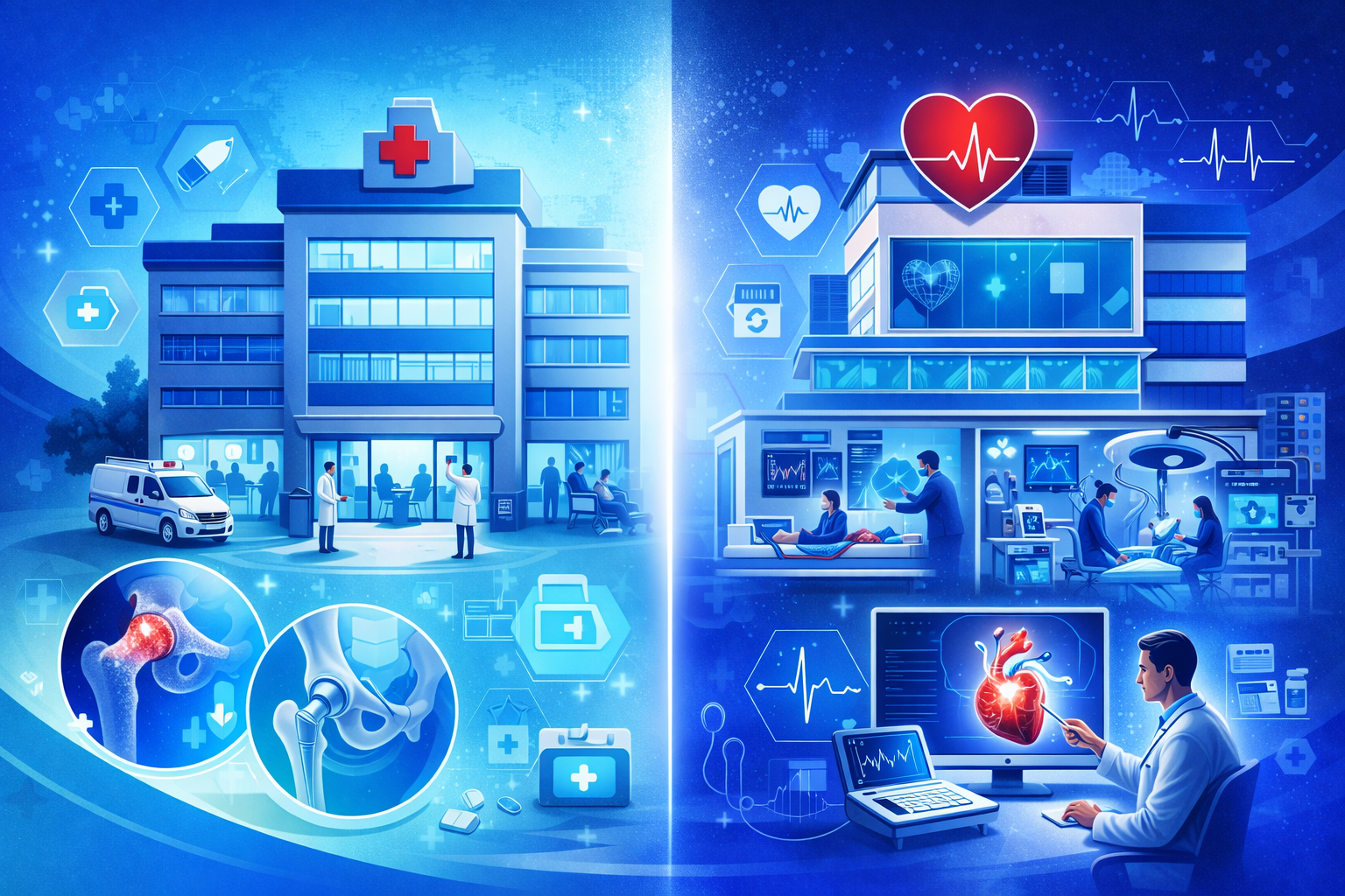 Difference Between a General Hospital and a Specialized Heart Hospital
